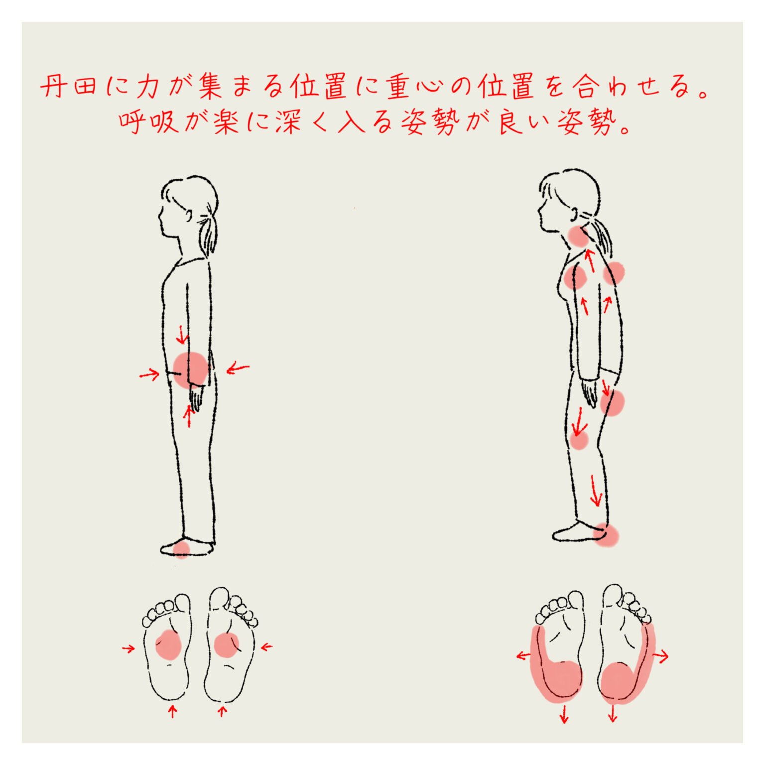 足裏の重心と丹田の調和が姿勢作りのカギ。健康的な姿勢を手に入れる | 文京区 本郷 整体しの原 | 整体操法で健康な体を取り戻す